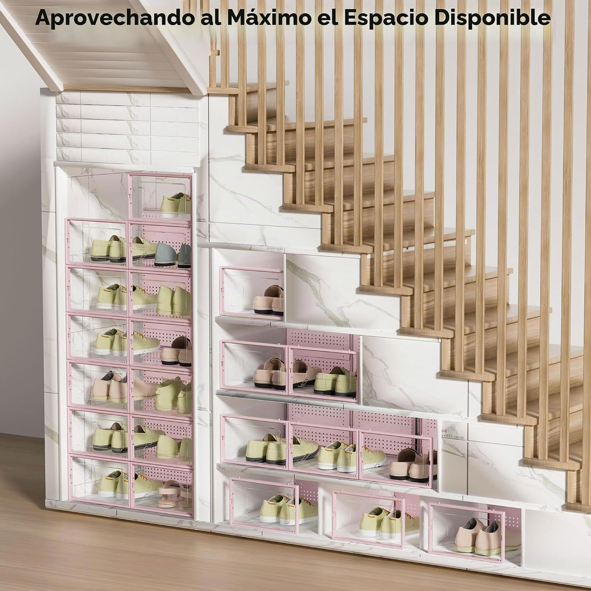 Foluck Caja de almacenamiento de zapatos, paquete de 15 organizador...
