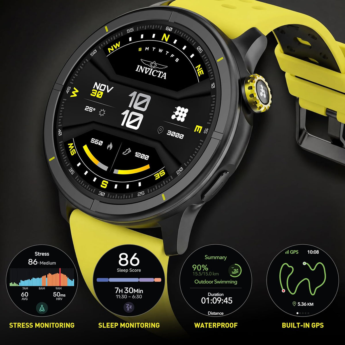 Invicta I-Tech Digital Smartwatch 2
