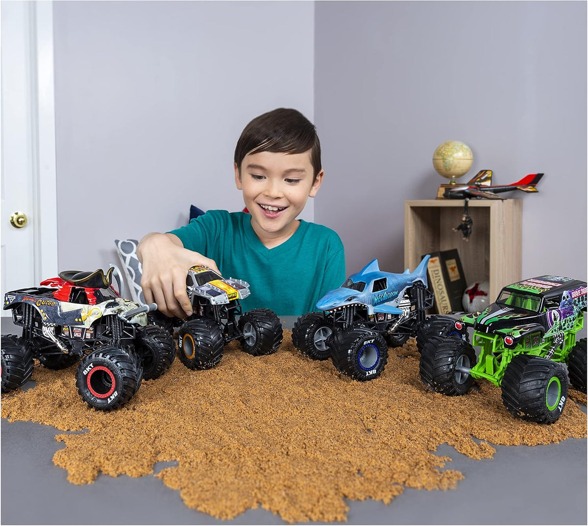 Monster Jam - Camión monstruo oficial de Grave Digger Retro, vehícu...
