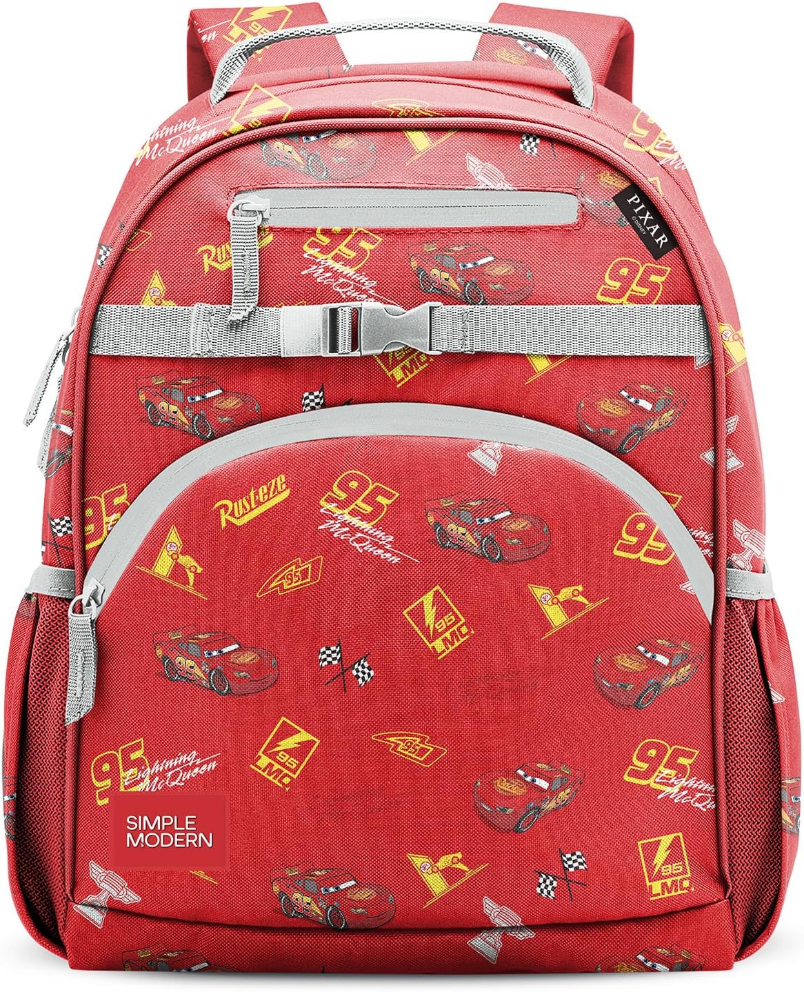 Simple Modern Disney Cars - Mochila infantil para escuela, niñas, n...