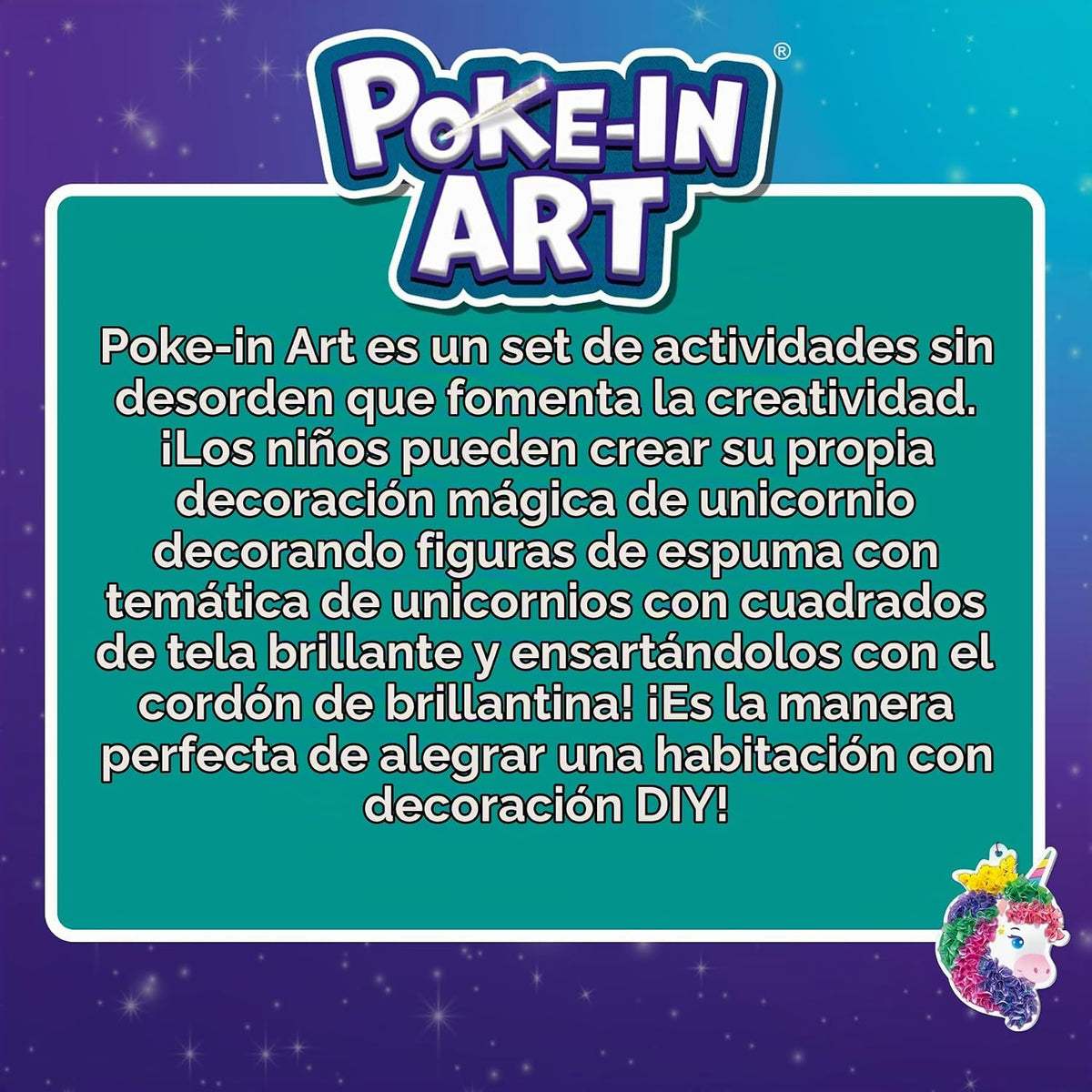 Skillmatics Poke-in Art - Unicornios mágicos, kit de manualidades d...