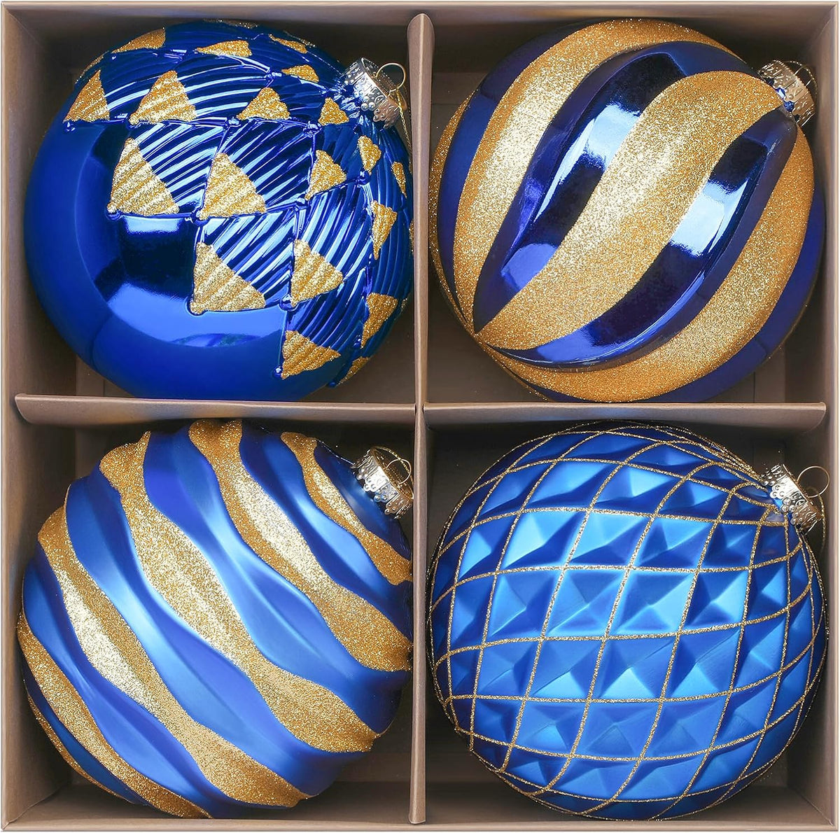 Alupssuc Adornos de bolas de Navidad grandes de 6 pulgadas\/5.906 i...