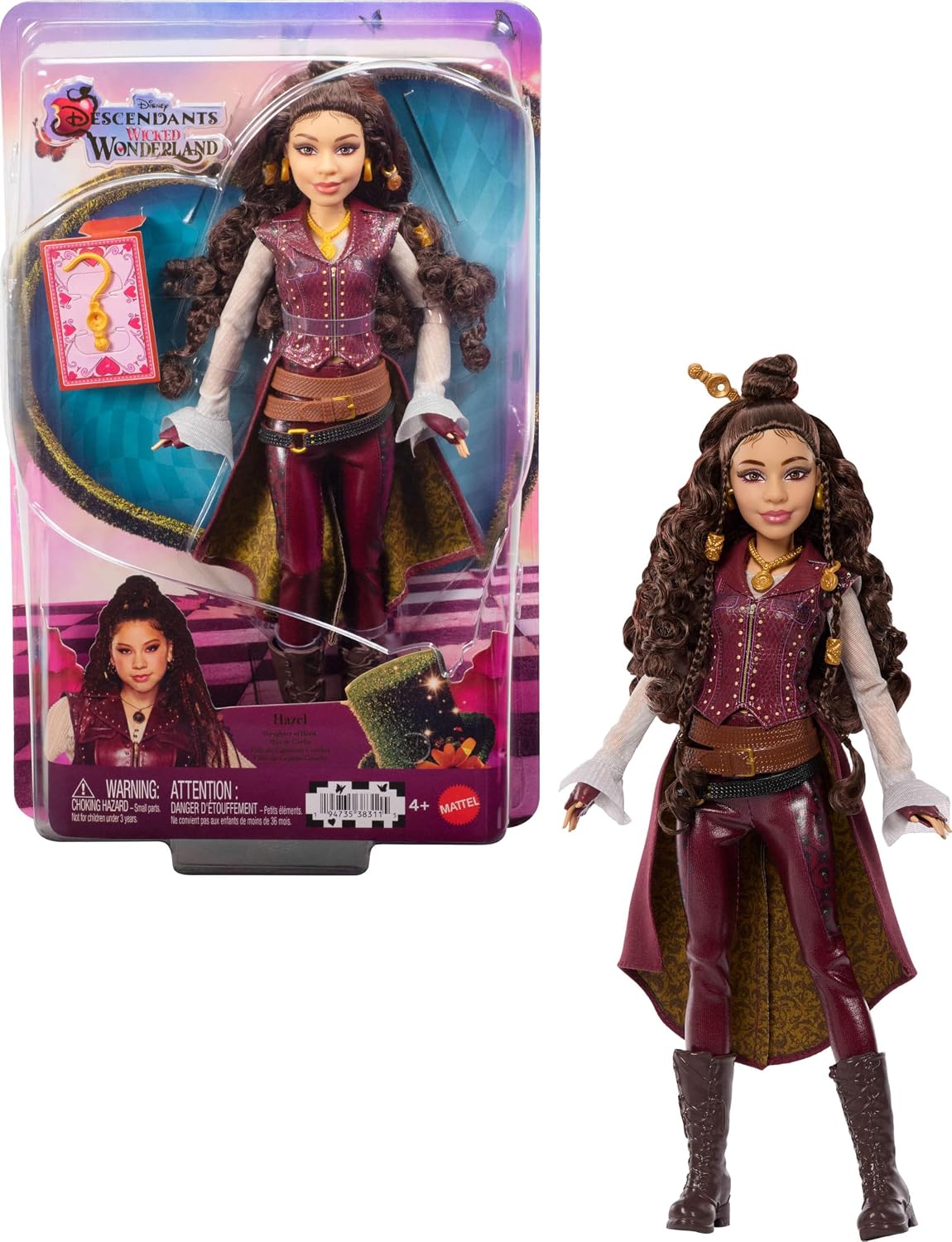 Mattel Disney Descendientes: Wicked Wonderland Hazel Hook muñeca de...