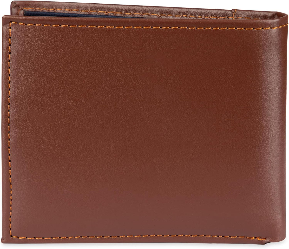 Tommy Hilfiger Cartera Passcase para hombre con ventana de identifi...