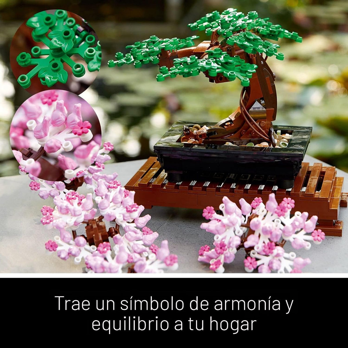 LEGO Botanicals - Juego de construcción de árbol bonsái artificial...