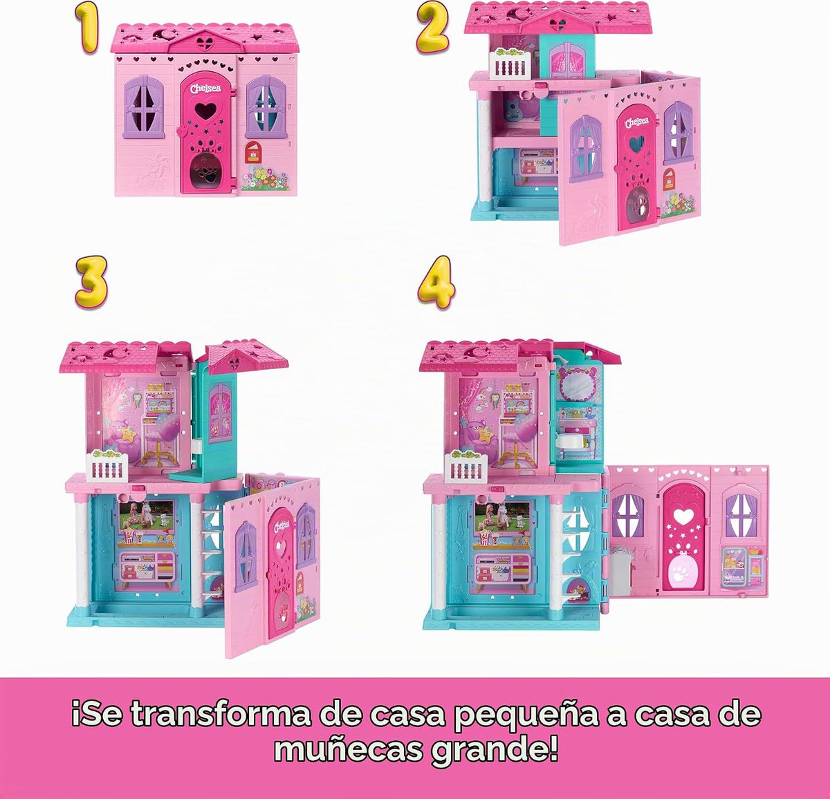 Barbie Chelsea Toy Casa de muñecas y accesorios para la casa | Muñe...