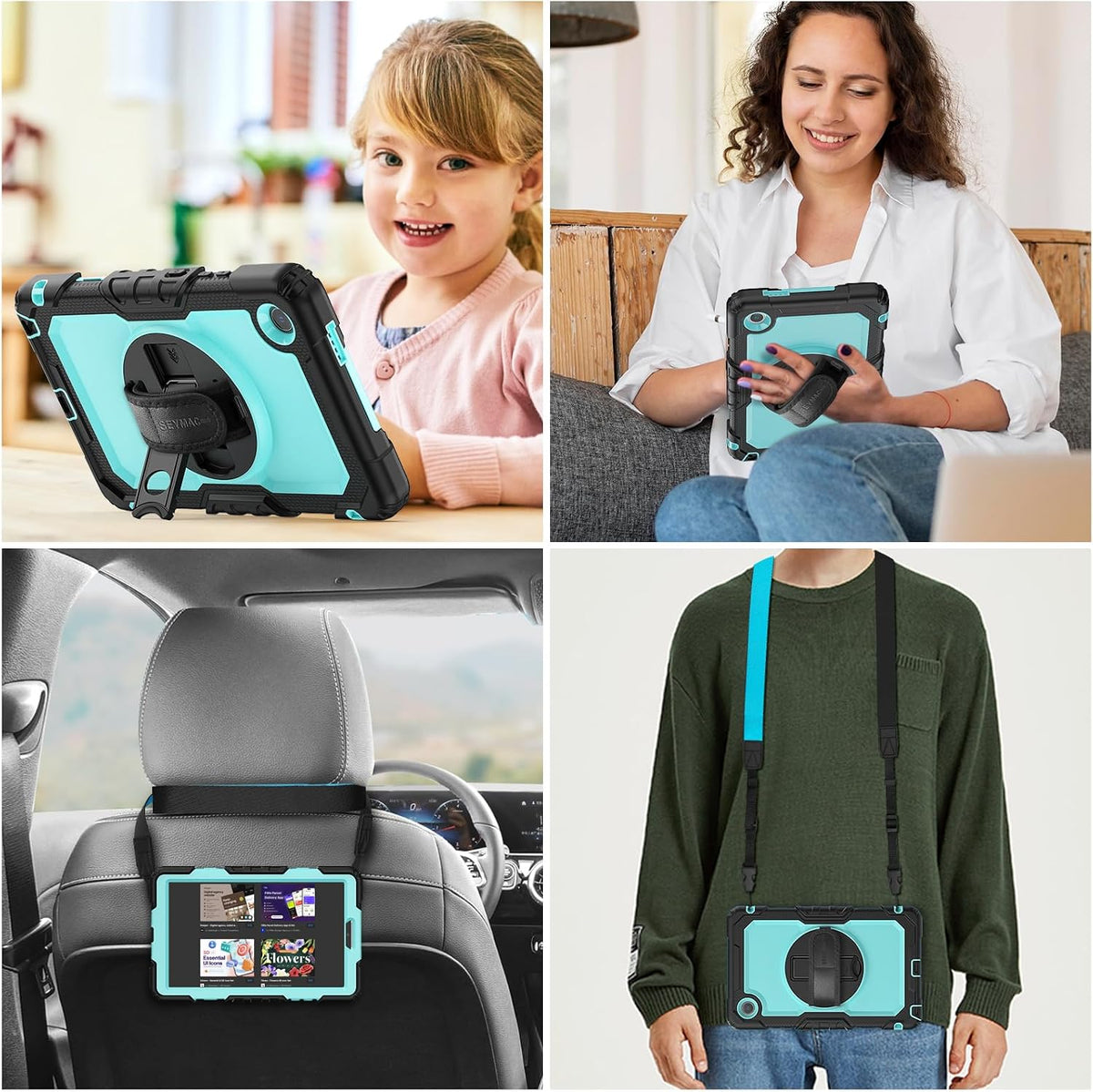 SEYMAC stock Funda para tablet Lenovo Tab One \/ K9 (TB305FU) 8.7 p...