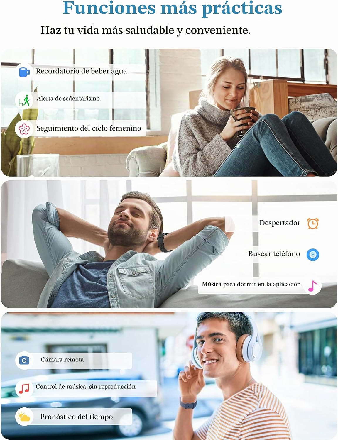 LODIMEKE Reloj inteligente, Alexa incorporado, responder\/hacer lla...