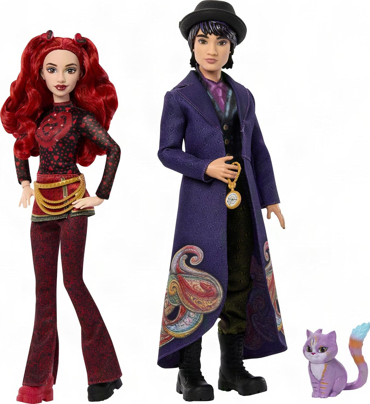 Mattel Disney Descendants: Wicked Wonderland Red y Max Fashion Doll...