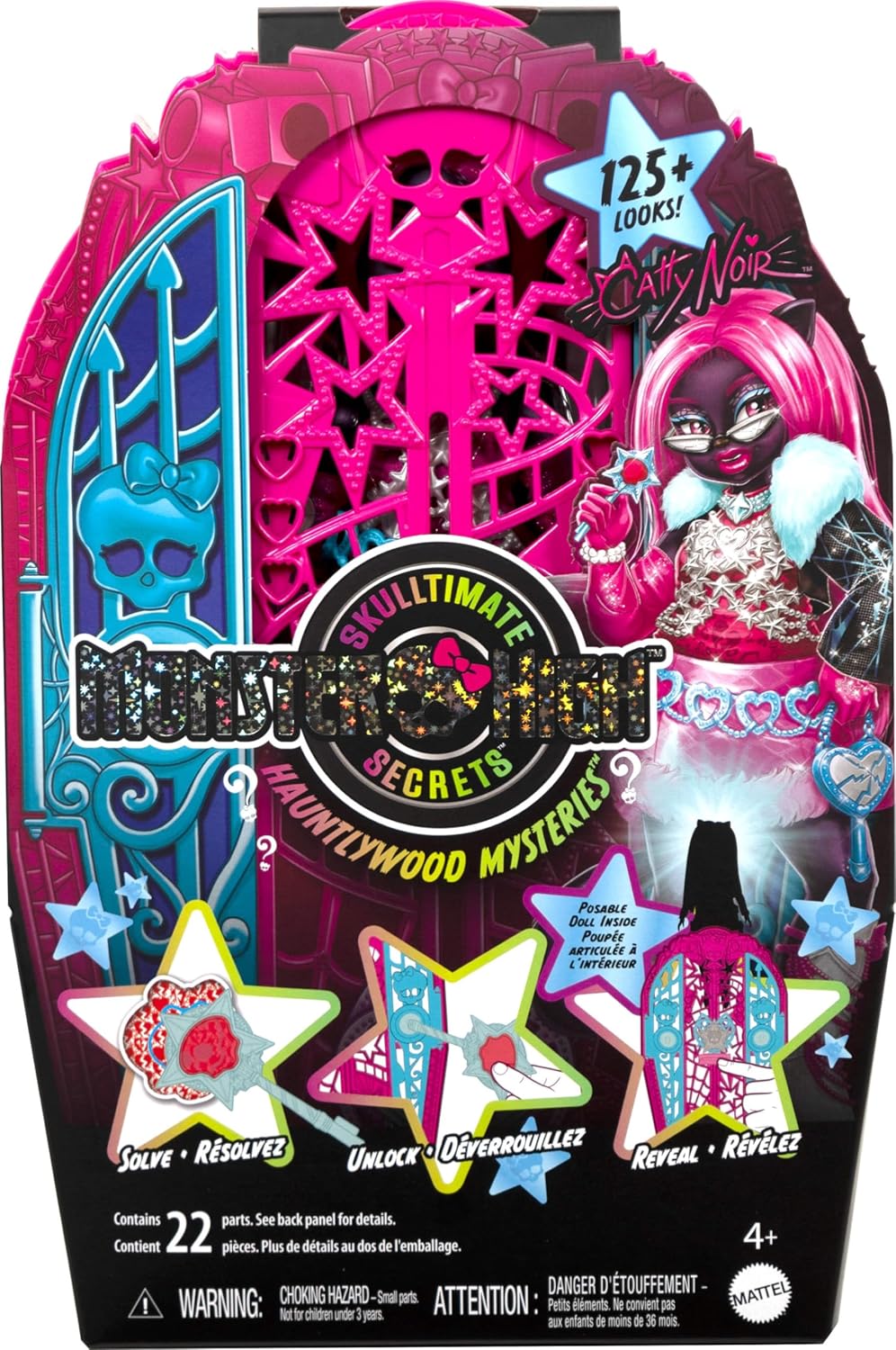 Set de muñeca Catty Noir de Skulltimate Secrets de Monster High y a...