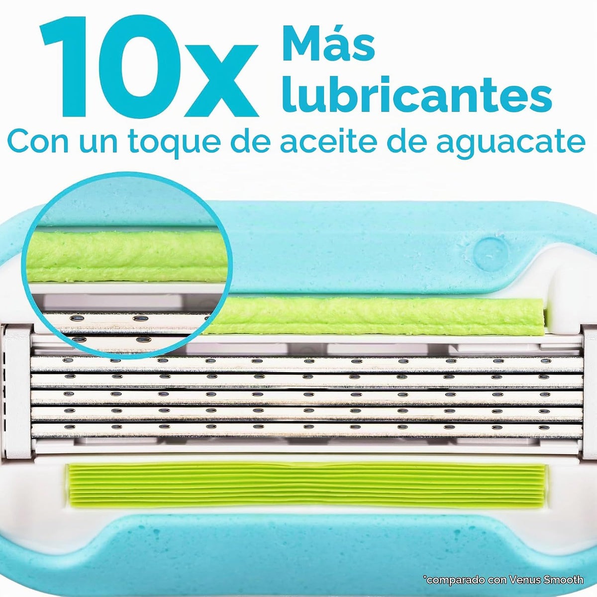 Gillette Venus Recambios de cuchillas de afeitar Extra Smooth para...
