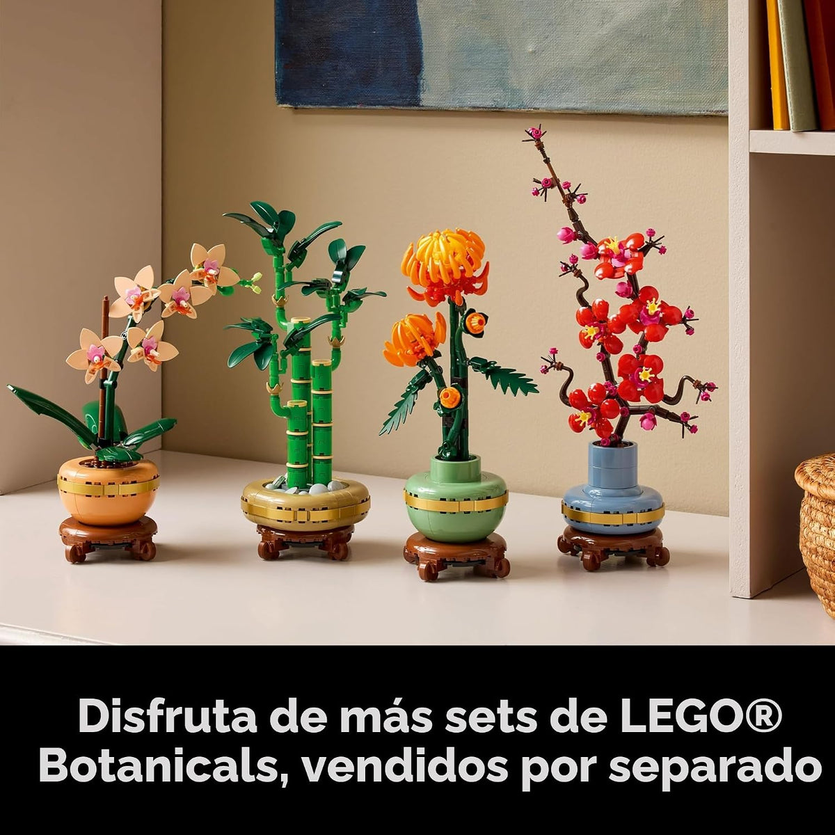 LEGO Botanicals - Juego de construcción de orquídeas pequeñas, arti...