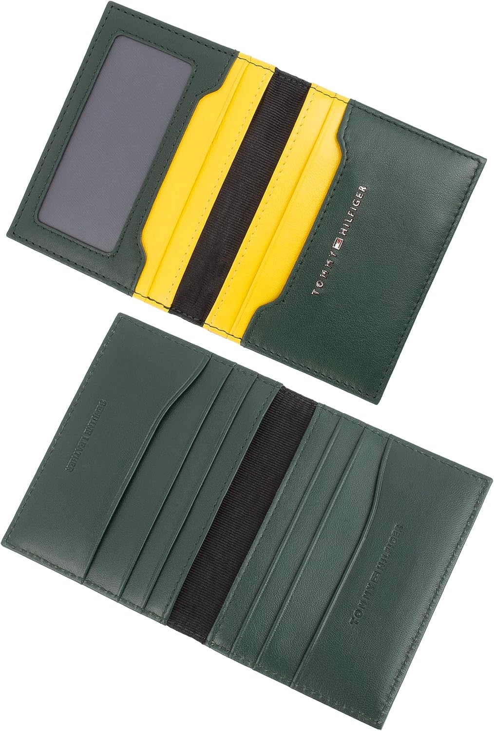 Tommy Hilfiger Cartera Passcase para hombre con ventana de identifi...