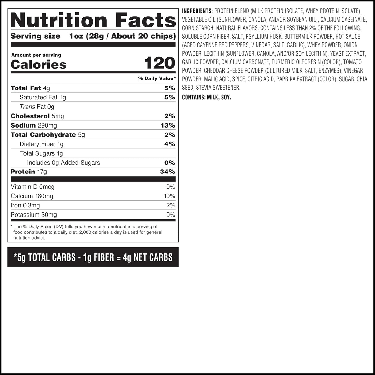 Quest Nutrition Buffalo Ranch - Chips de proteína estilo tortilla,...