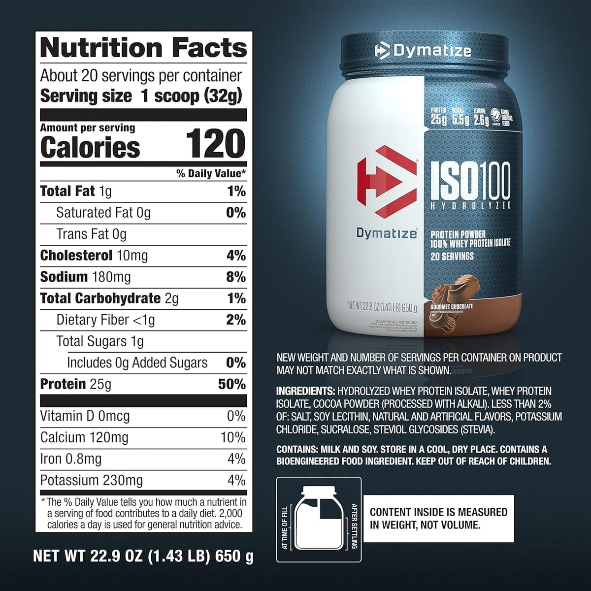 Dymatize Nutrition 100% proteína de suero de leche aislada hidroliz...