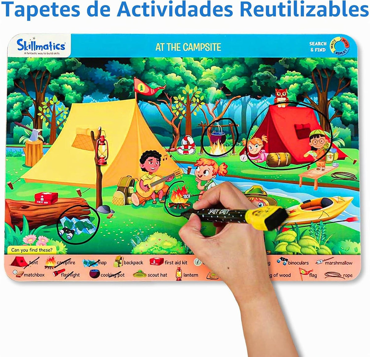 Skillmatics Buscar y encontrar - Actividad de aprendizaje preescola...
