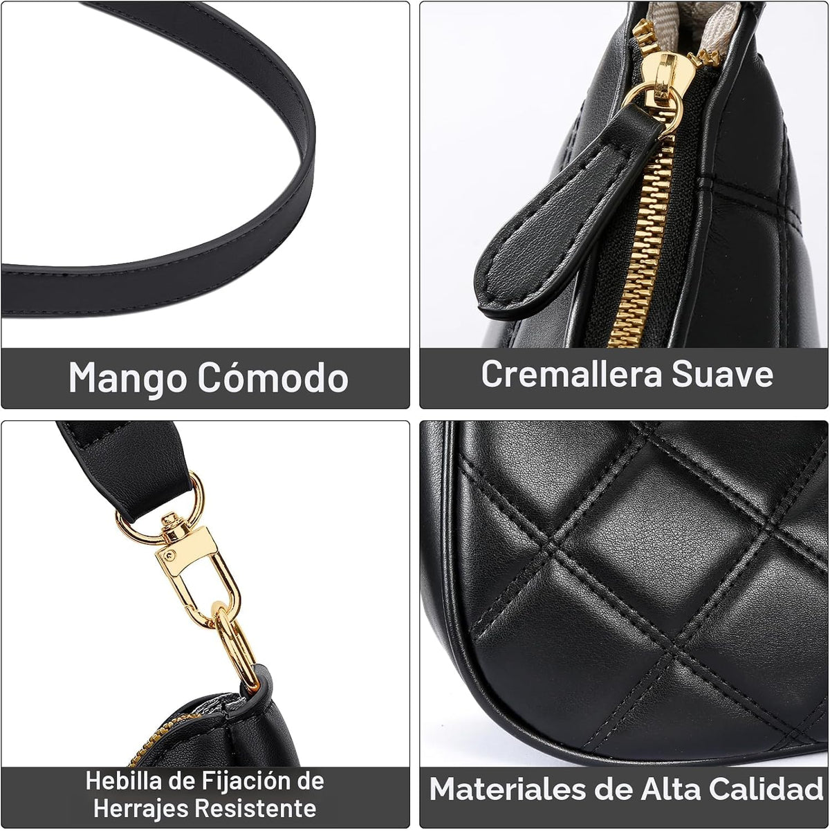 KKXIU Bolso de hombro para mujer, lindos bolsos y bolsos hobo | Bol...