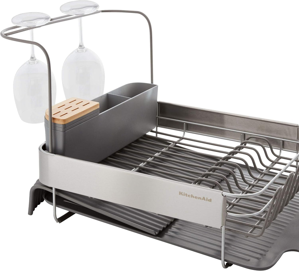 KitchenAid Escurridor expandible para secar platos, 24 pulgadas, ca...