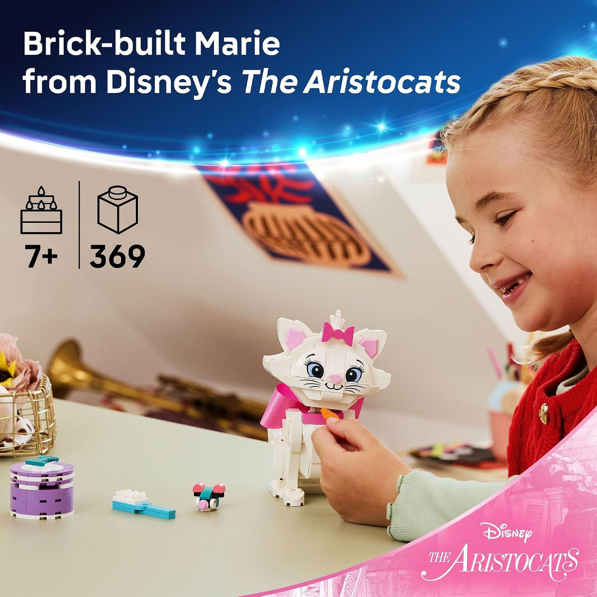 LEGO Disney Los Aristogatos Adorable Marie 43286 | Juguetes de cons...