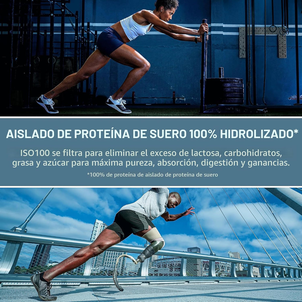 Dymatize Polvo de proteína ISO100, 100% aislado de suero de leche,...