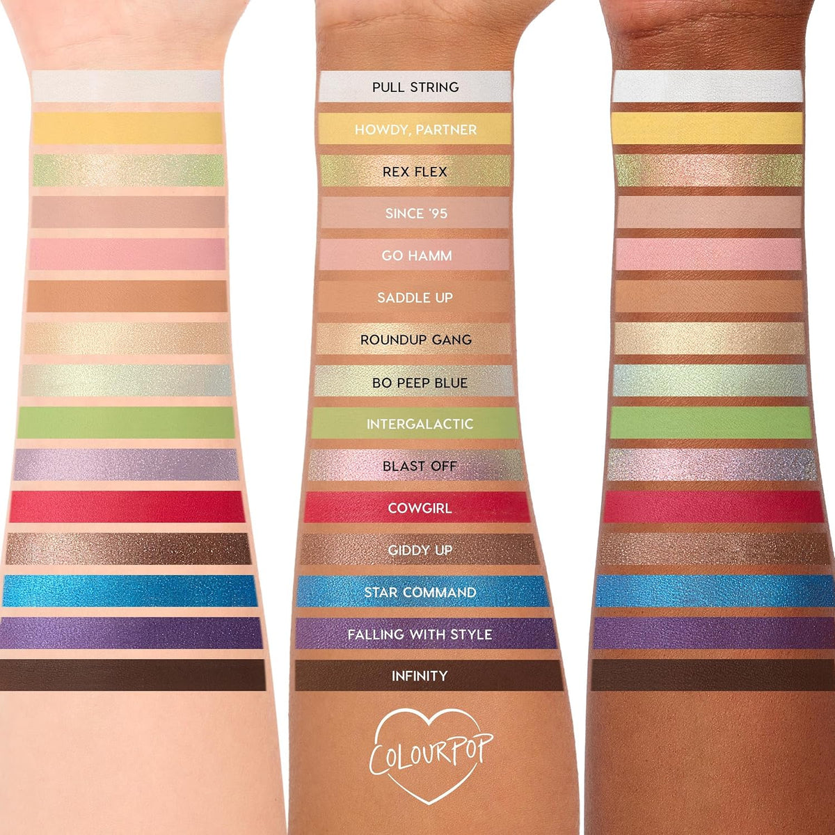 ColourPop x Toy Story Paleta de sombras de ojos, paleta de maquilla...
