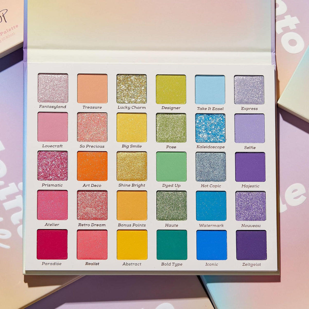 ColourPop Paleta de sombras de ojos Fade Into Hue - Paleta de maqui...