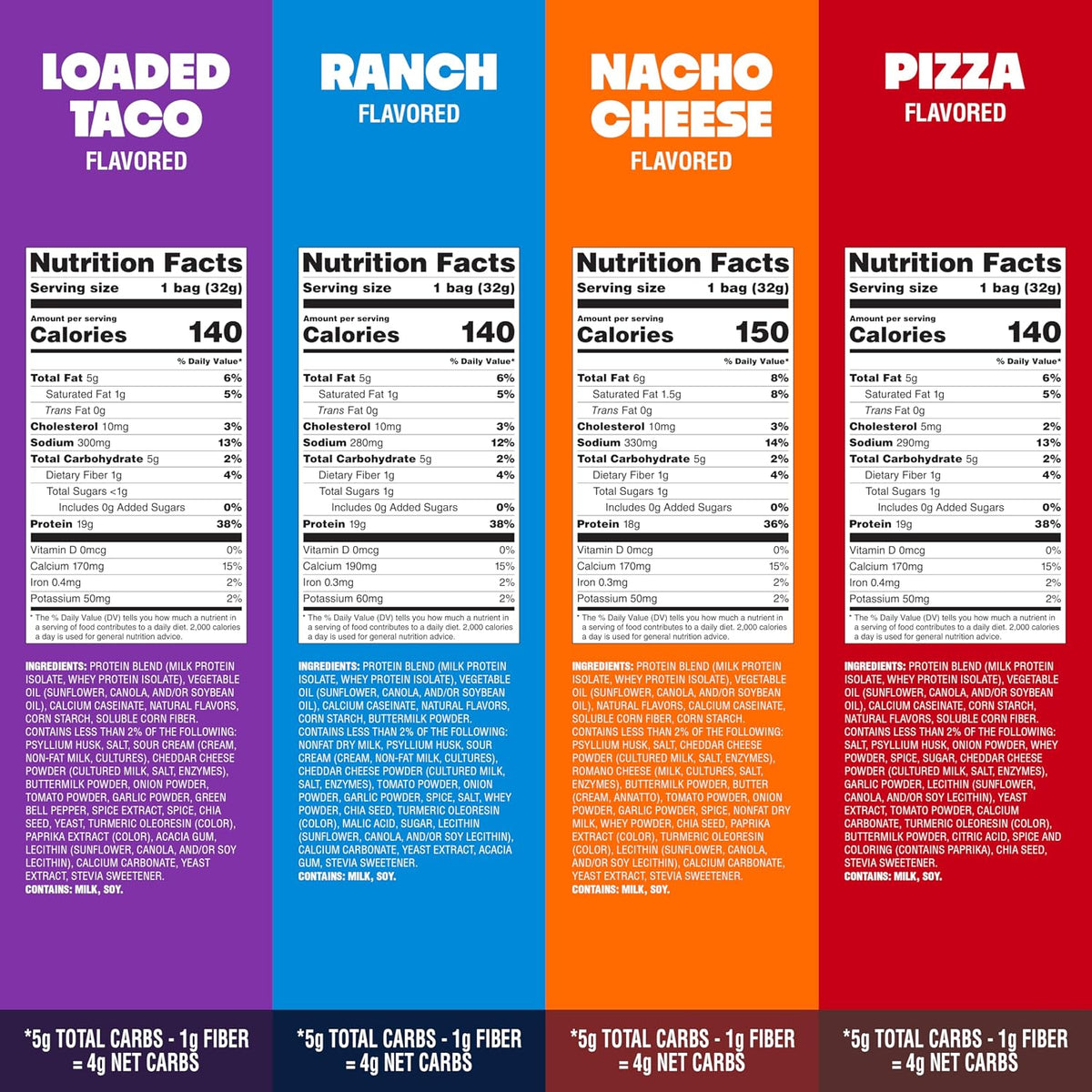 Quest Nutrition Tortilla Style Protein Chips, paquete variado de bo...