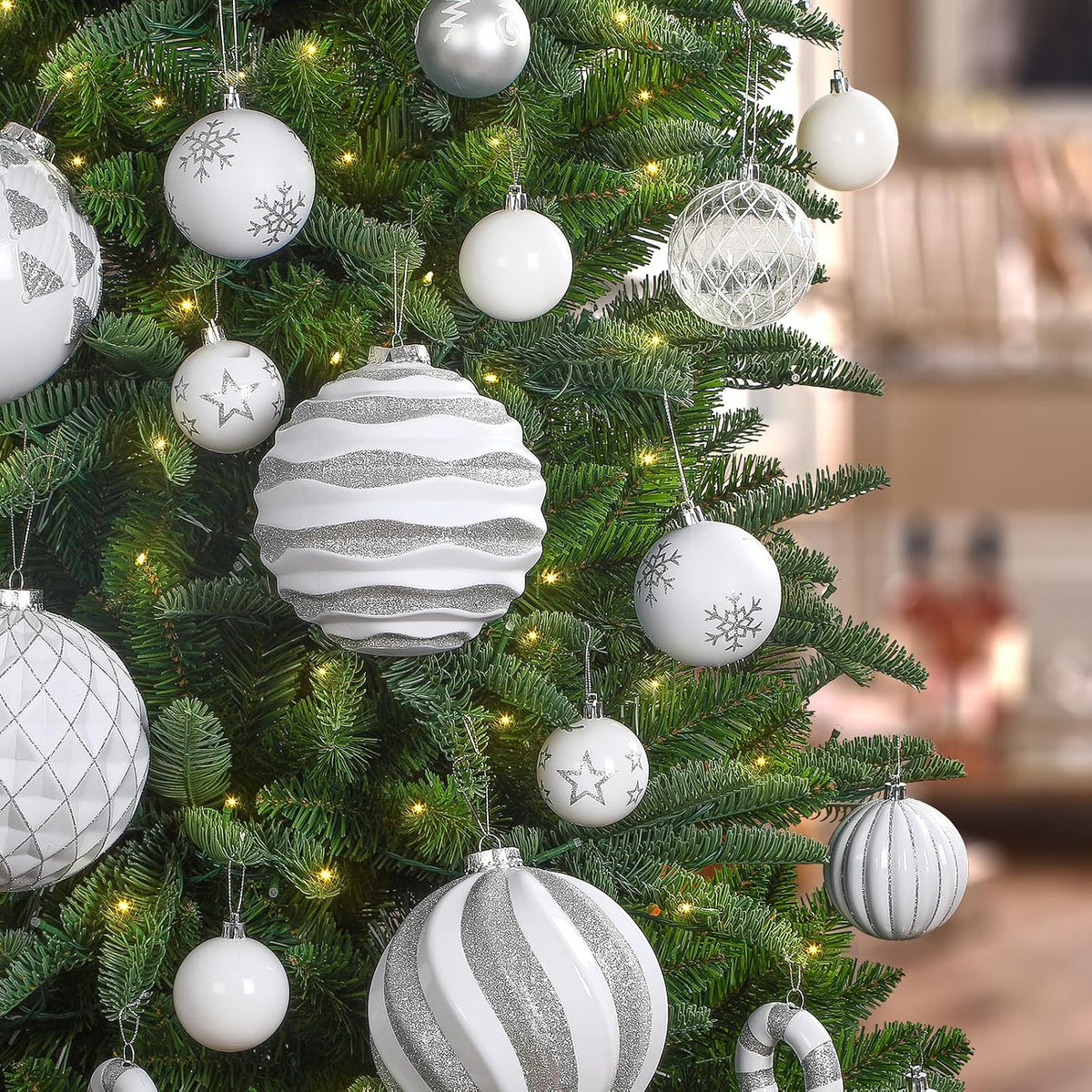 Alupssuc Bolas de Navidad grandes de 6 pulgadas\/5.906 in, 4 unidad...