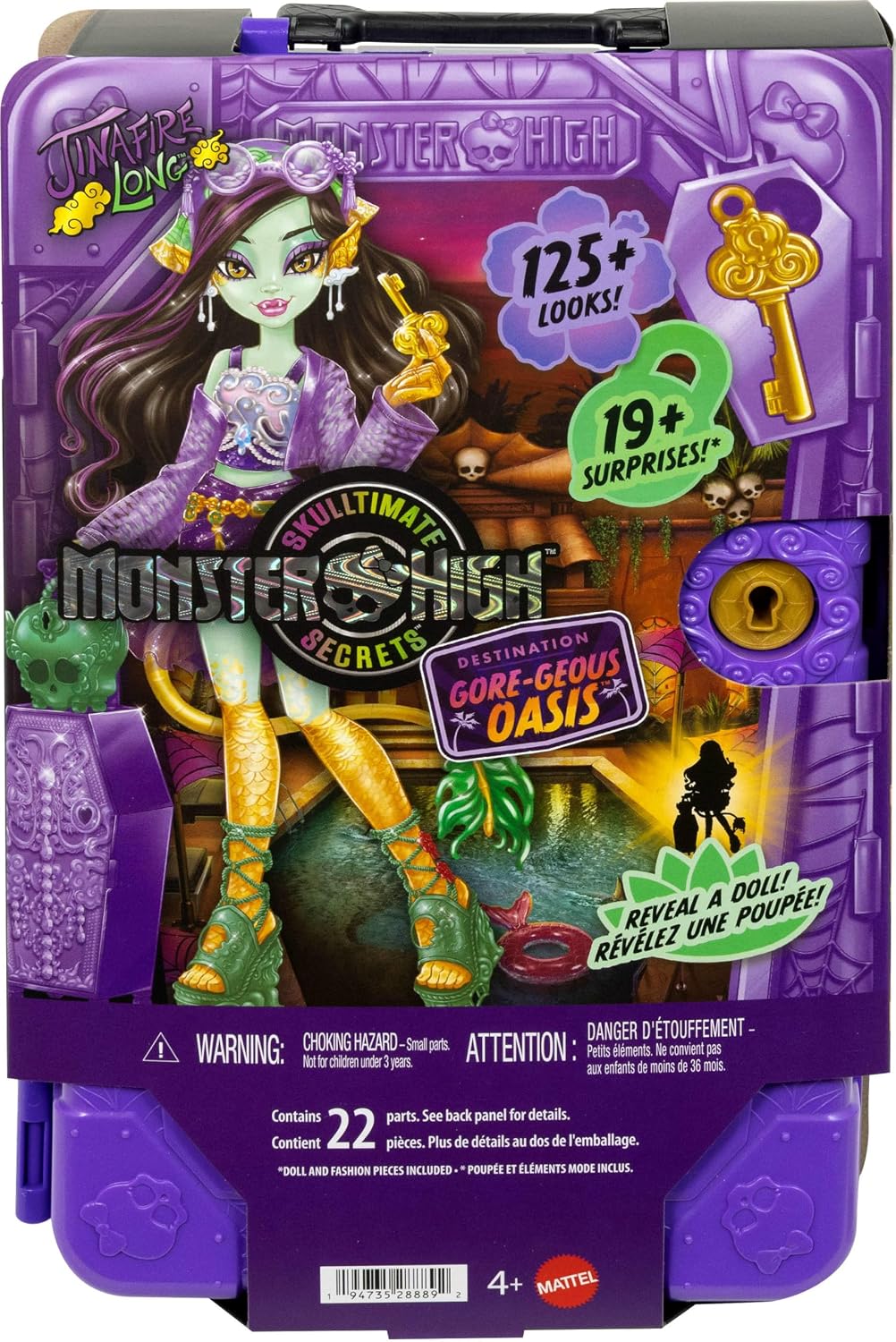 Muñeca larga Monster High Skulltimate Secrets Jinafire | Destino: M...