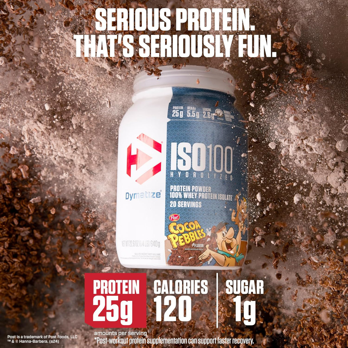Dymatize Proteína en polvo ISO100, 100% aislado de suero de leche |...