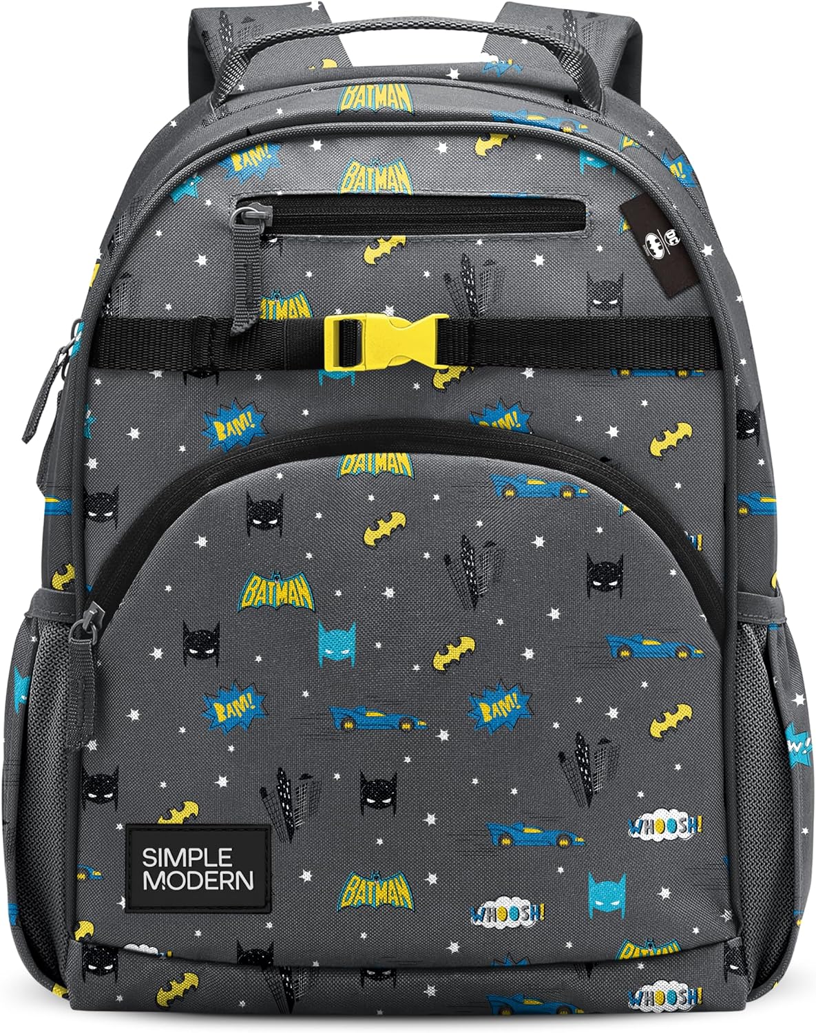 Simple Modern Batman Kids Mochila para escuela, niñas, niños | 12L...