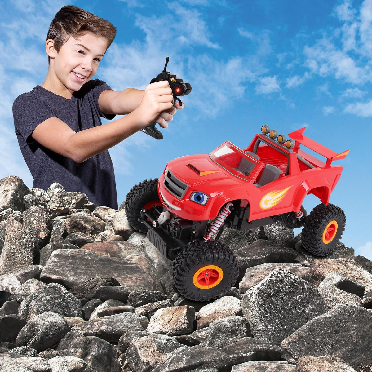 NKOK Blaze and The Monster Machines - Camión monstruo a control rem...