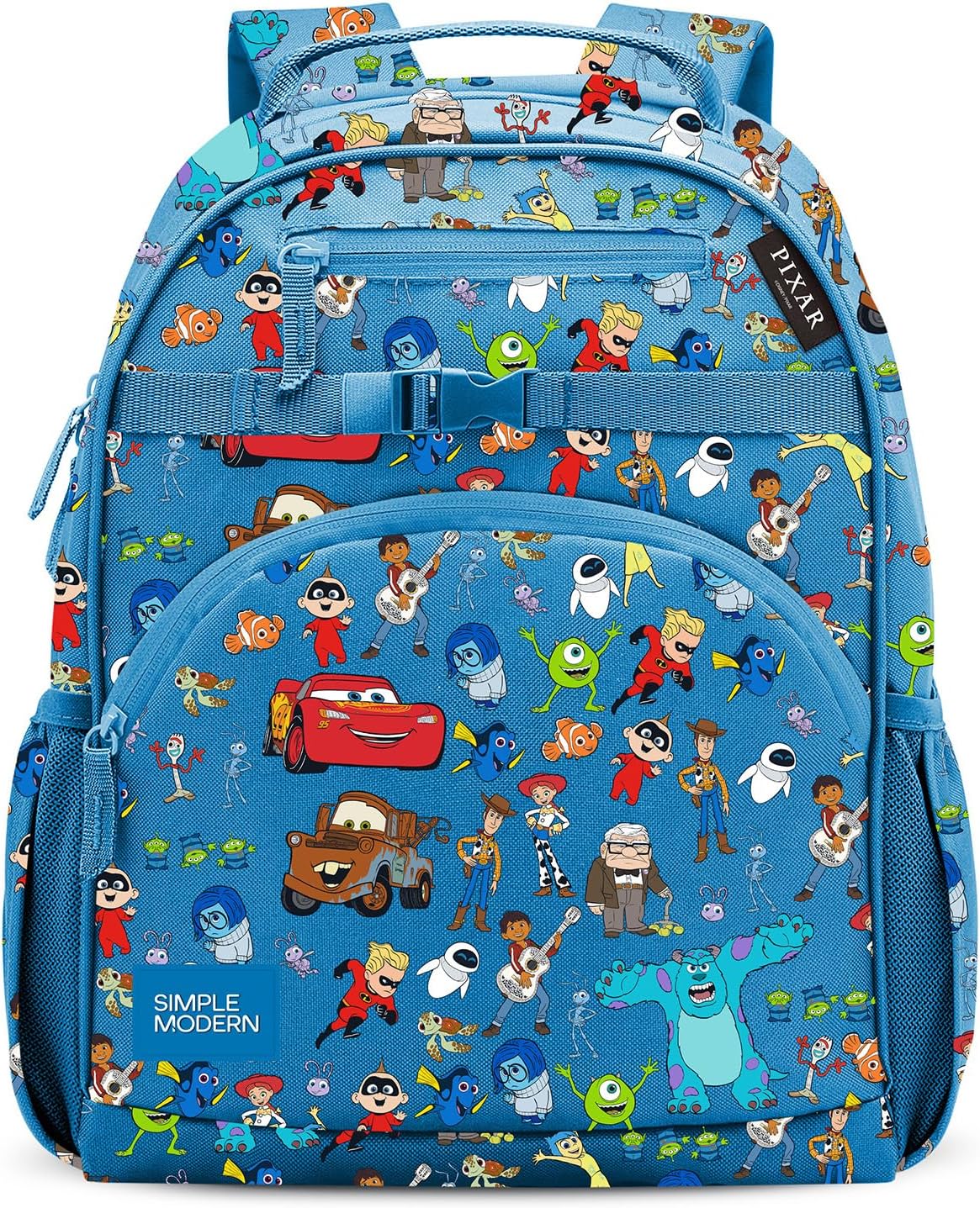 Simple Modern Disney Pixar - Mochila infantil para escuela, niñas,...