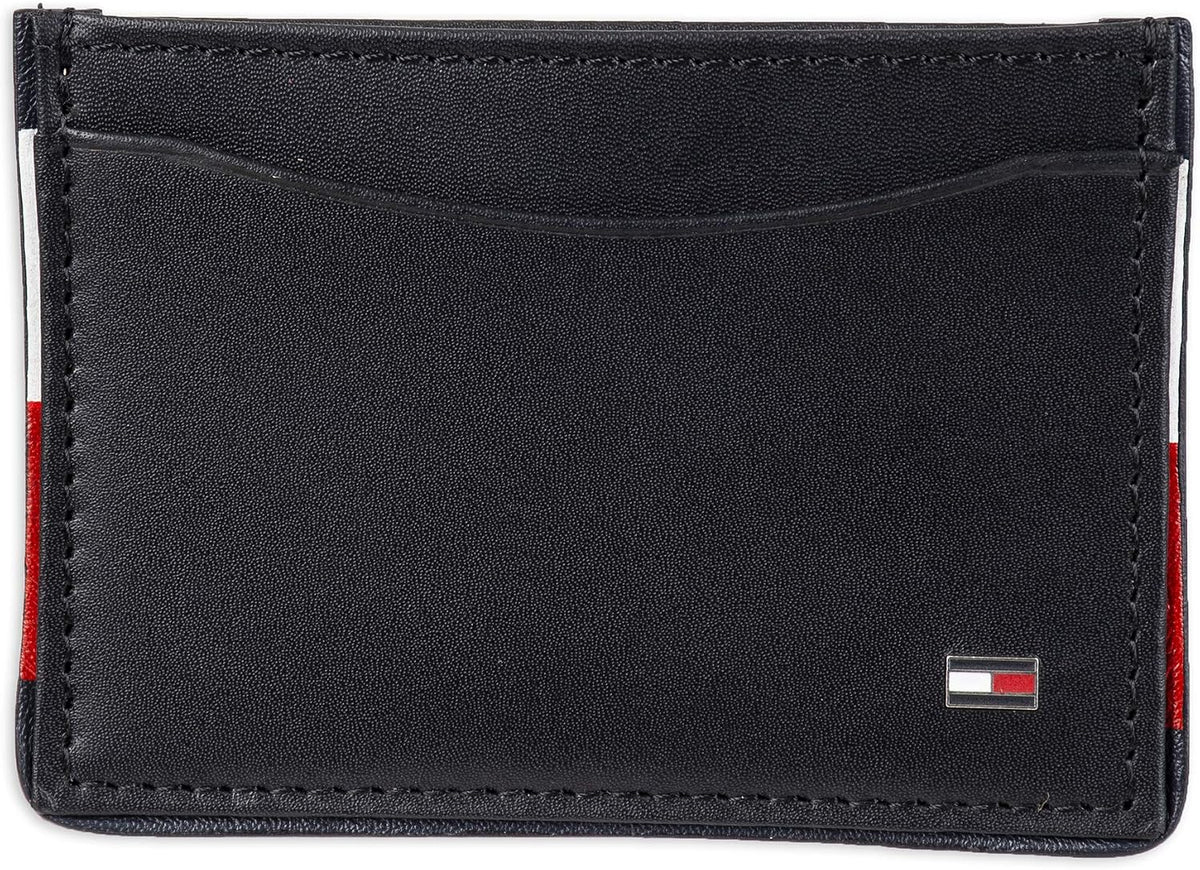 Tommy Hilfiger Cartera Passcase para hombre con ventana de identifi...