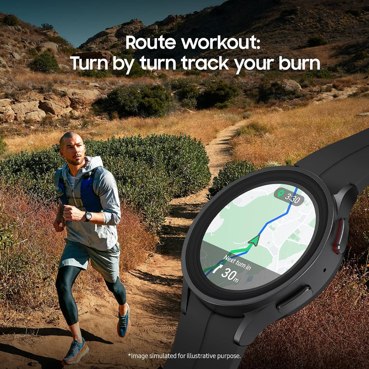 SAMSUNG Galaxy Watch 5 Pro 45mm, reloj inteligente Bluetooth con se...