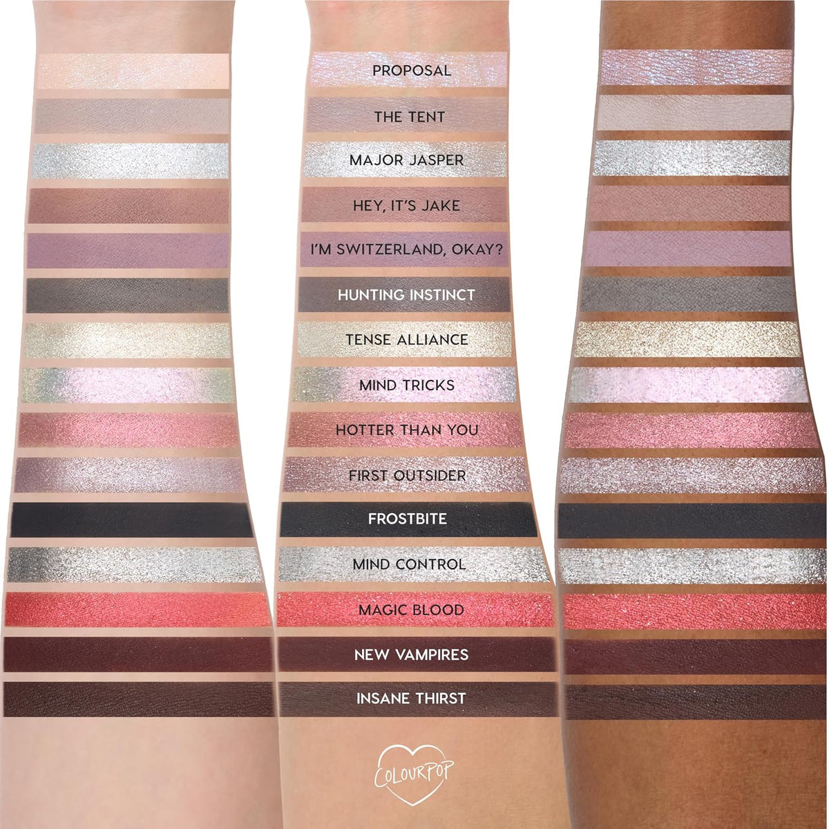 ColourPop Twilight Makeup Bundle - Paleta de sombra de ojos Eclipse...