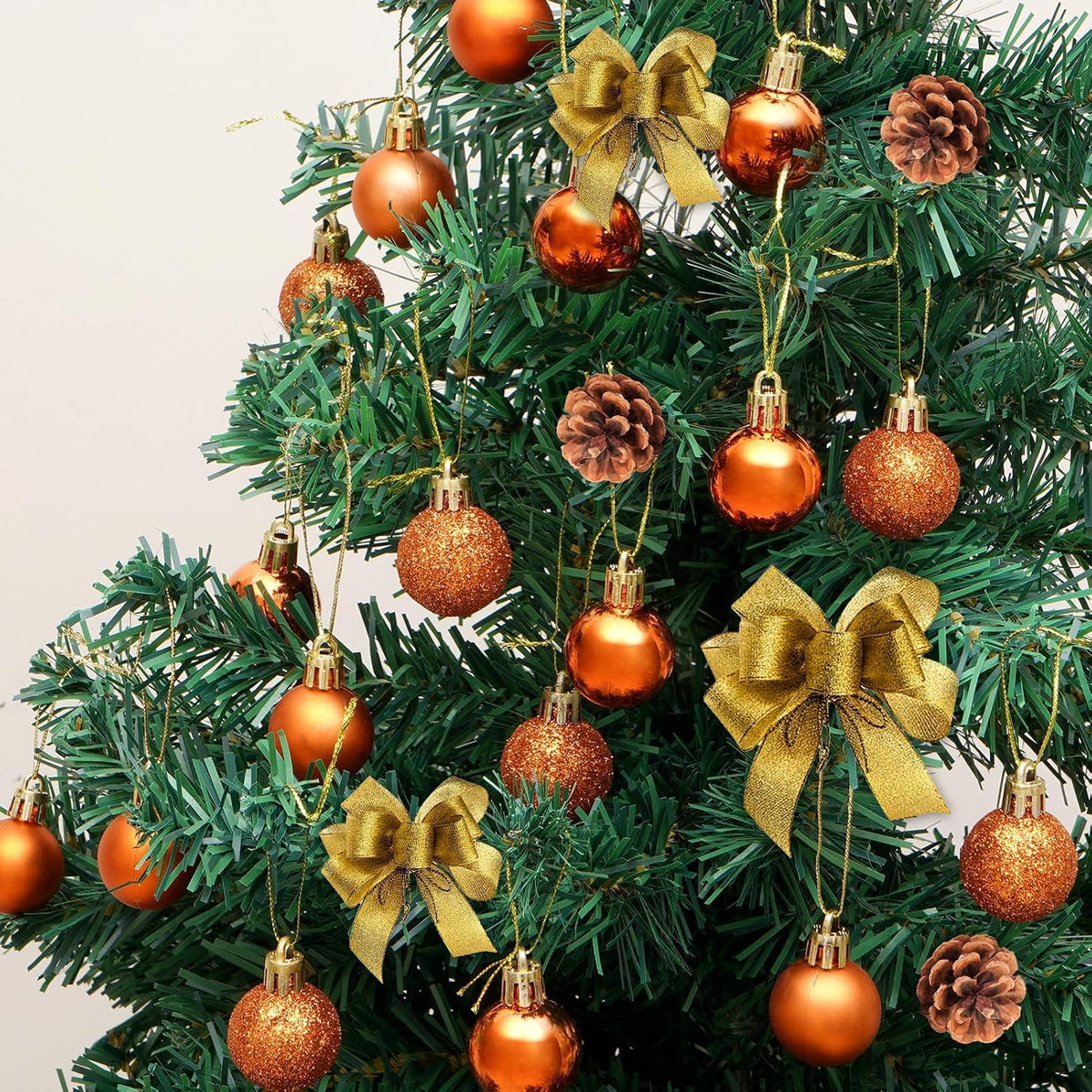 Adornos de bola de Navidad de 30 quilates, decoración de árbol de N...
