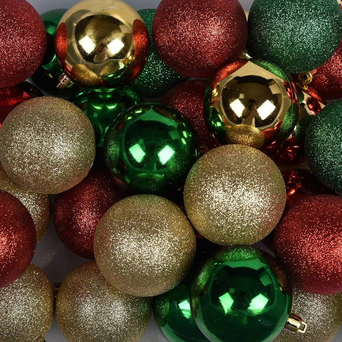 Adornos de bola de Navidad de 30 quilates, decoración de árbol de N...