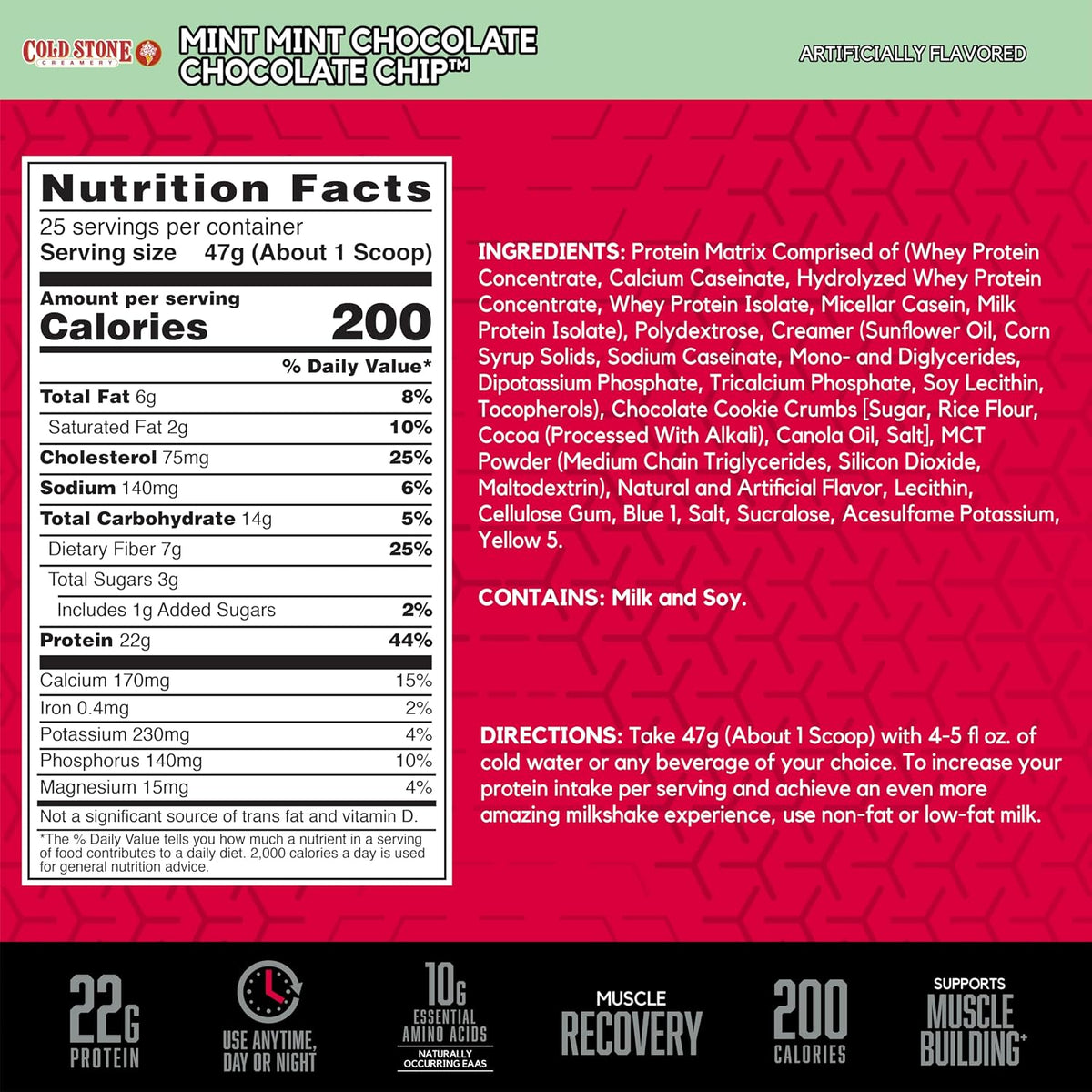 BSN Syntha-6 Proteína de suero en polvo, sabor Cold Stone Creamery...