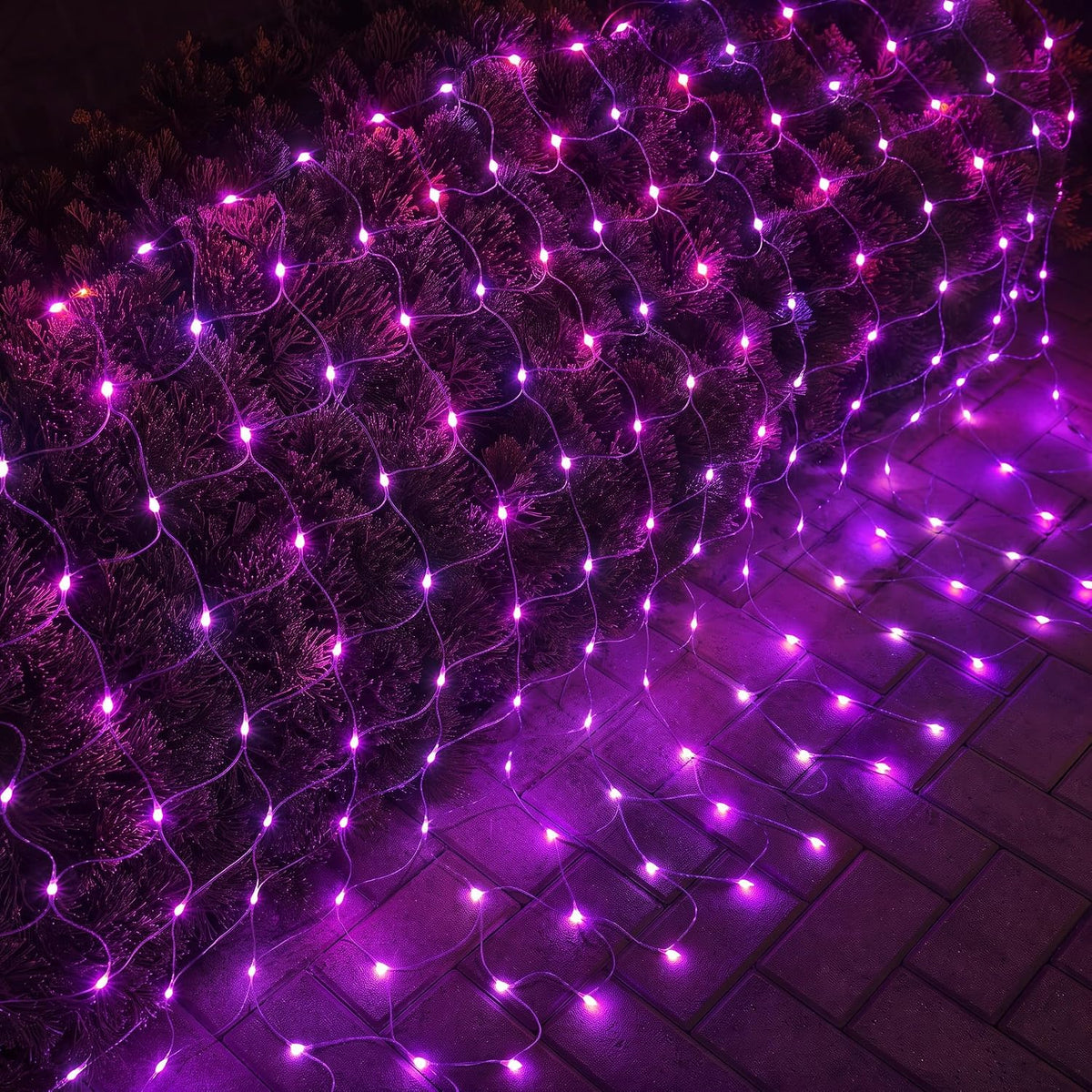 DAZZLE BRIGHT - Red de 12 pies x 5 pies de 360 luces LED para Hallo...