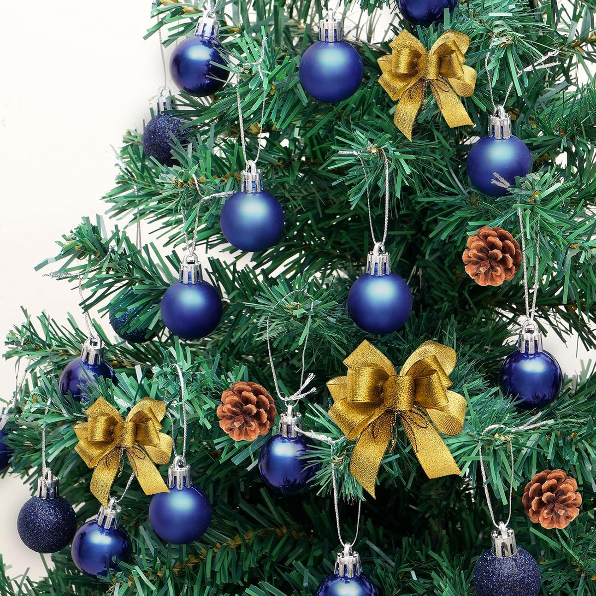 Adornos de bola de Navidad de 30 quilates, decoración de árbol de N...