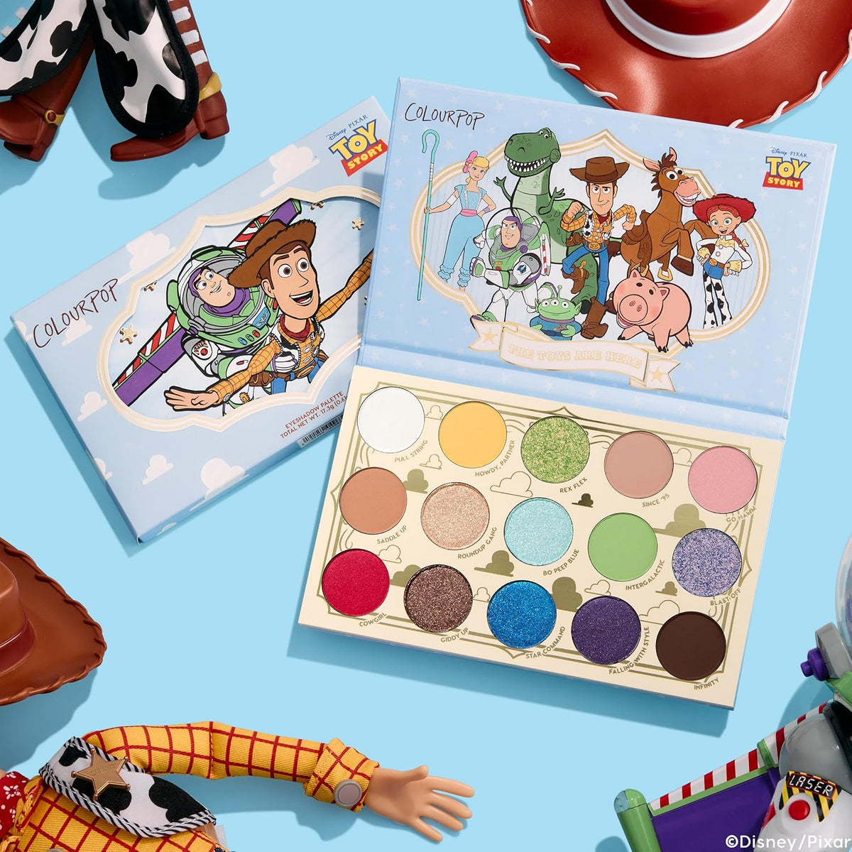 ColourPop x Toy Story Paleta de sombras de ojos, paleta de maquilla...