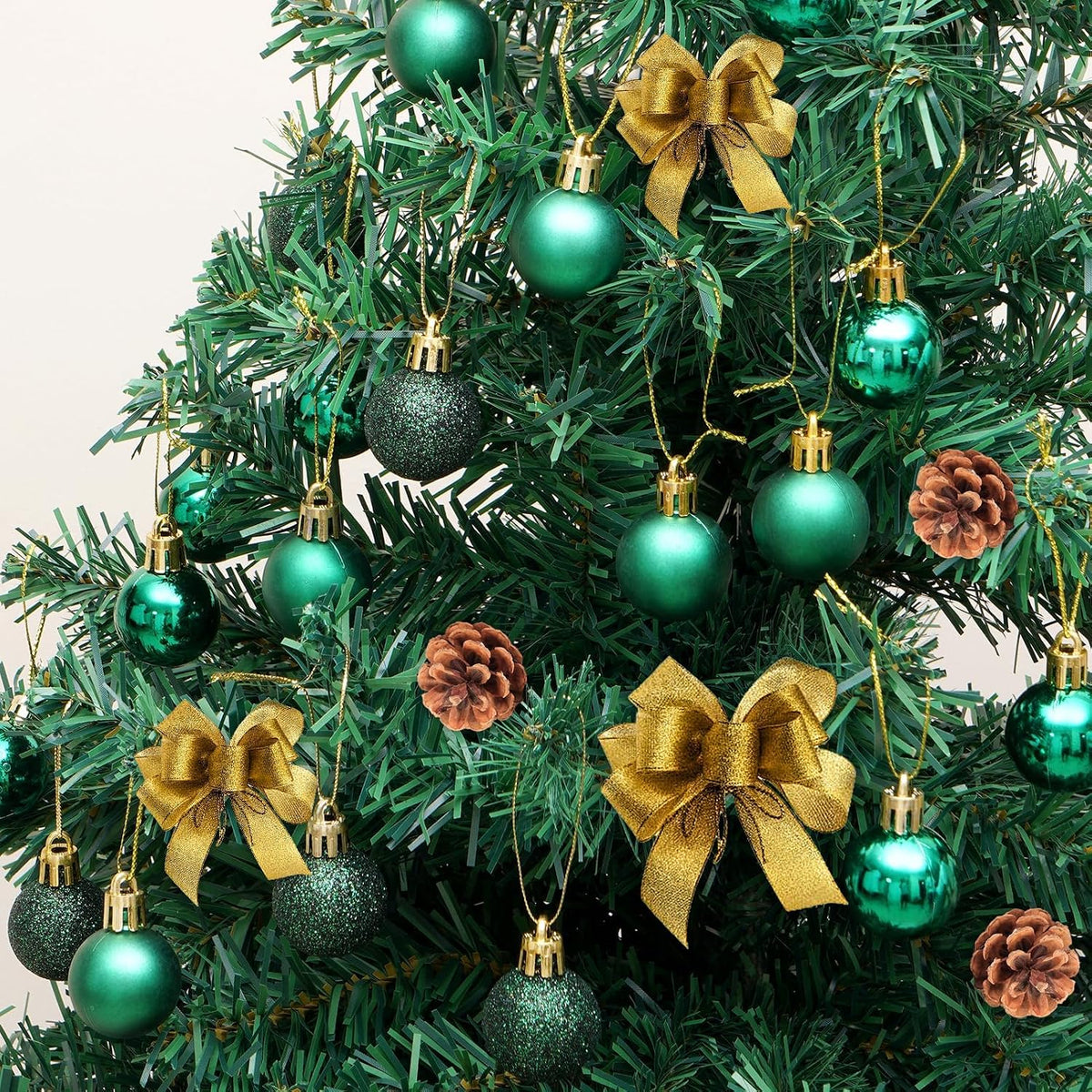 Adornos de bola de Navidad de 30 quilates, decoración de árbol de N...