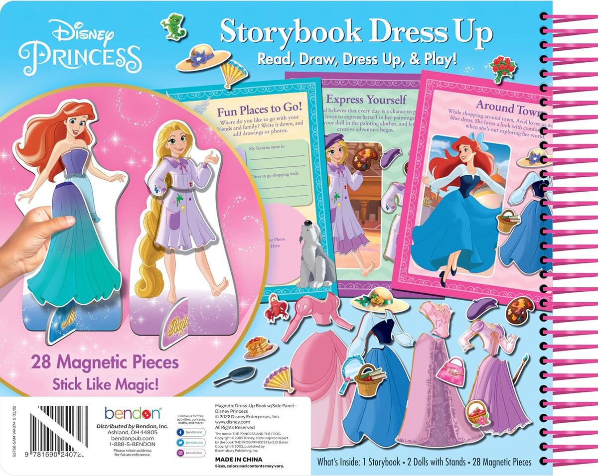 Disney Princess Rapunzel y Ariel Libro de Actividades, Muñecas Magn...