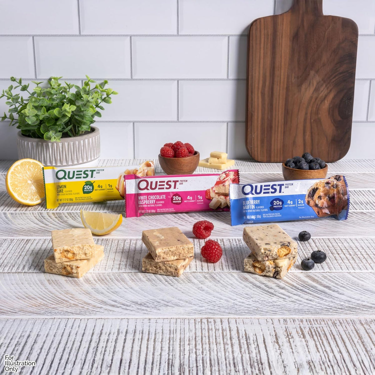 Quest Nutrition - Paquete variado de barras de proteínas con sabor...