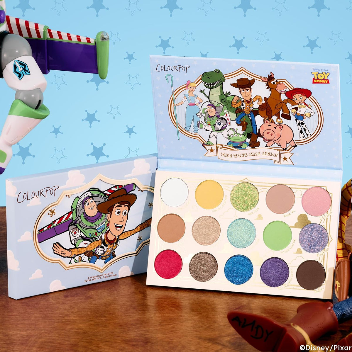 ColourPop x Toy Story Paleta de sombras de ojos, paleta de maquilla...