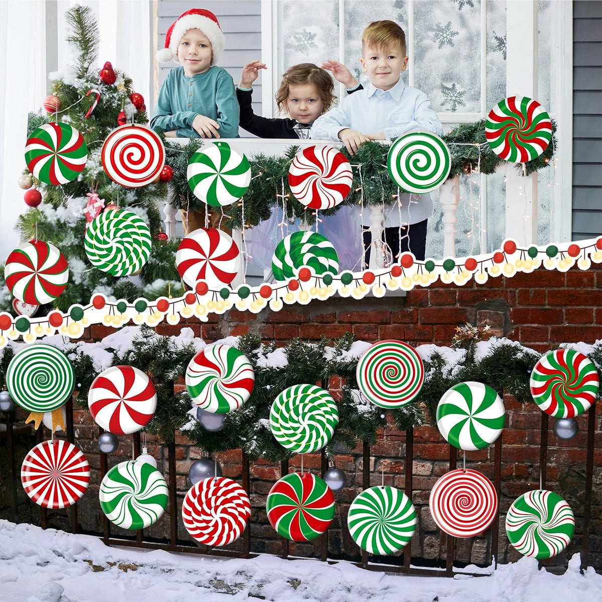 Barydat - 30 adornos de bolas de Navidad grandes, decoración de árb...