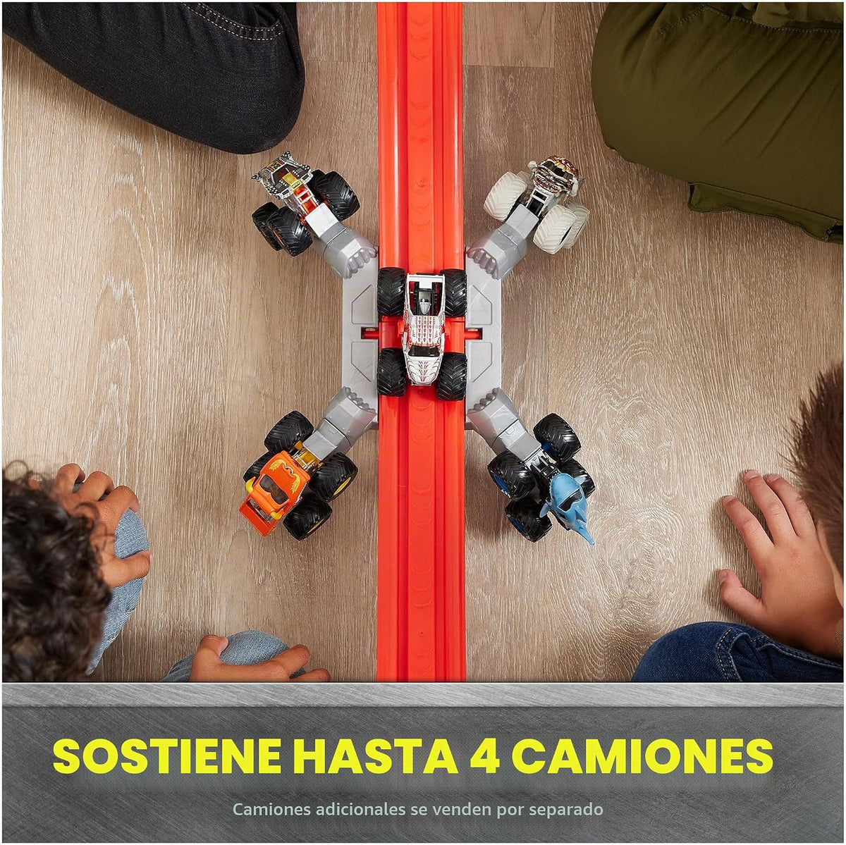Monster Jam ThunderROARus Drop Playset con exclusivo camión monstru...