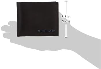 Tommy Hilfiger Cartera Passcase para hombre con ventana de identifi...