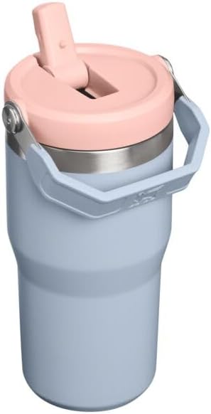 STANLEY IceFlow 2.0 - Vaso con pajita, 20 onzas, Blue Dream | Asa d...
